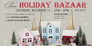 Holiday Bazaar at Priam Vineyards
